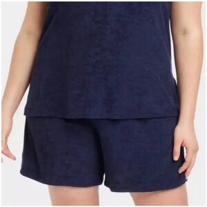 A New Day Mid Rise Terry Cloth Shorts